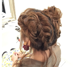 可愛い「ツインテール風アレンジ」解説つき♪♪　イクシェル曽根店　　＠大阪