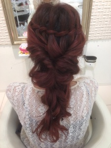 可愛いアレンジしました☆お客様【せりちゃん】2014.8