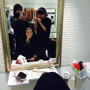 営業後に無造作に写真を撮ってしまう。。。