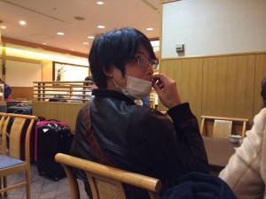 関空にて。もうすぐさよなら大阪よ。