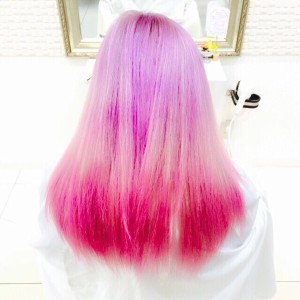 春の【トロピカルフルーティーカラー】アシスタントのみなちゃんのカラーしました♪＠大阪＠豊中