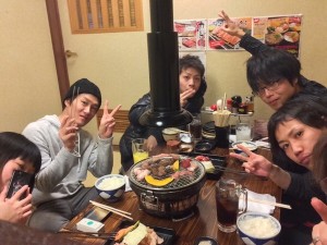 スノボでの出来事その4)最後は焼き肉で〆！！