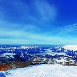 景色半端なく綺麗です！スノーボードに行ってきました♪inジャム勝