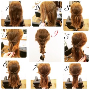 くるりんぱに飽きた方にオススメのアレンジ♫ピンを使わない【アランセーター編み】【キューレーション記事】＠大阪＠豊中