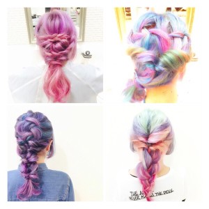 【BY_S】でエントリー【パステルカラーに似合うアレンジは三つ編みとくるりんぱで作れちゃう♡♡】＠大阪＠豊中