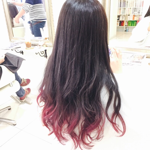Hd限定黒 ピンク グラデーション 髪 最高の花の画像