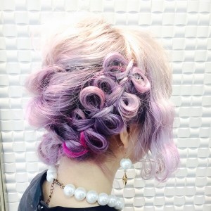 【編み込みリボン】を使った春にオススメアレンジ♬