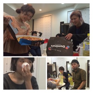 ピザパーティーでコミュニケーションもいじられる人は意外にも決まっている話。