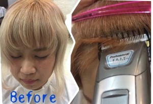 アニメ美容師"ヒガシダミナ"の前髪刈り上げ記録簿