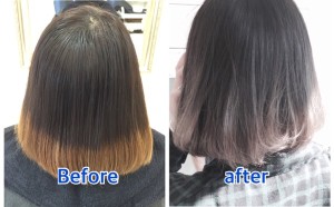 外国人風グラデーションカラーの究極系はこれだ!お洒落MAX!!【ゆきさん】の髪。