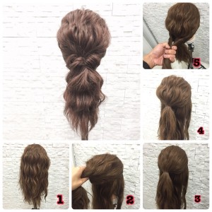 【必ず出来る！】わずか2STEPのこなれポニーテールアレンジからのあっという間の3変化|解説します！