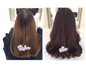 アッシュグレーに飽きた方に!濃いめなパープルアッシュはいかがですか?【ようこさん】の髪