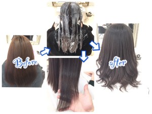 ブリーチしなくても「アッシュグレー」出来ますか？もちろん出来ますよ！！【ちさとさん】の髪