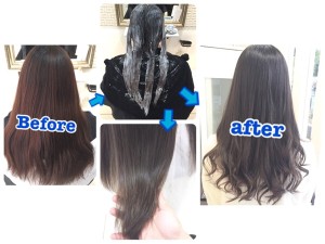 ブリーチしなくてもクオリティーの高い外国人風アッシュグレーのグラデーションカラー【ゆいさん】の髪