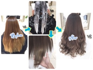 透明感が凄まじいお洒落キーワード"スケルトングレー"が人気！！【やよいさん】の髪