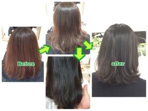 とにかく赤味抹殺をしたい方！この染め方で手に入れよう！【さきさん】の髪