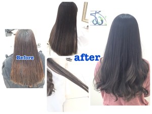 外国人風ブルージュ×グラデーションカラーの相性やばいです！【ゆいさん】の髪