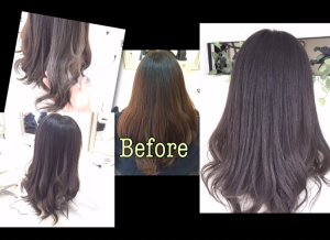 ブリーチしないで外国人風カラーに。アッシュグレーを2回染め！【あさみさん】の髪