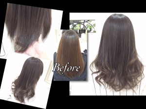 外国人風カラーの1番自然な作り方は積み重ねるアッシュグレー【まゆさん】の髪