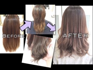 外国人風ミルクティーアッシュ|明るくしたい方へ【やよいさん】の髪