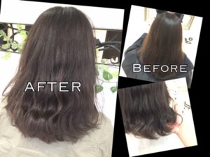 THROW(スロウ)アッシュグレーのナチュラルグラデーションカラー【みきさん】の髪