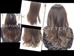 "明るめのミルクティーアッシュグレー"1度土台が出来ていると再現できます【ゆかさん】の髪