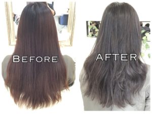 暗めにするけど重く見えない透明感のあるアッシュグレー【なおこさん】の髪