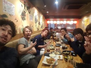 セミナーの後はお馴染みのメンバーで美容師会！！