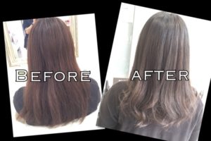 赤味抹殺！濃厚アッシュグレーで透明感を手に入れよう！【ゆきさん】の髪