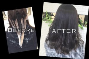 グレーのインナーカラーとアッシュグレーでお洒落デザインカラー【ともこさん】の髪