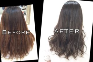 華奢ラインが活きる積み重ねブルージュの透明感がヤバイ！【めぐみさん】の髪