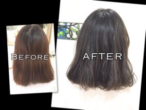 まろやかな透明感の濃いめな"モノトーンアッシュグレー"が綺麗！【まゆみさん】の髪