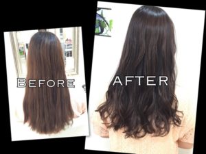 パープルアッシュグレーの透明感と艶感がこれだ！【まみさん】の髪