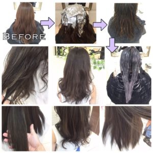 ハイライト(華奢ライン)を入れるとアッシュグレーがとんでもなくお洒落になる！！【ちさとさん】の髪