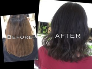 "ブルーアッシュグレー"はこの夏オススメの外国人風カラー！！【いつきさん】の髪