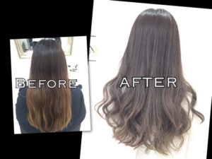 ブリーチせずに明るくするならモノトーンアッシュグレーがオススメ!【ゆうかさん】の髪