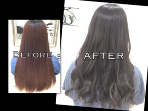 インナーカラーを活用して外国人風アッシュグレーのクオリティーを上げる！【わかなさん】