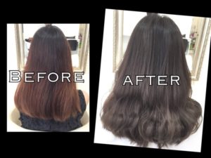 積み重ねる"モノトーンアッシュグレー"のクオリティーが高い!!【りさこさん】の髪