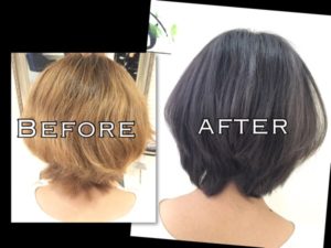 ブリーチ毛を色持ちさせたいならアッシュグレーのダブルカラーがオススメ【あやさん】の髪