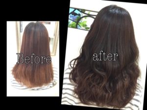 この秋オススメの濃いめな"パープルアッシュグレー"が人気の予感！【あおいさん】の髪