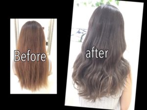 透明感抜群のモノトーンアッシュグレーが綺麗!【はるなさん】の髪