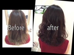 クールなベリーピンクカラー。この秋は濃いめなパープルがポイント！【ななみさん】の髪