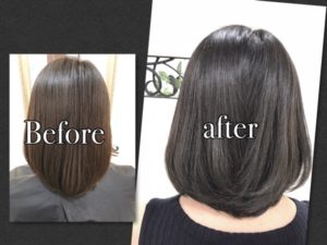 積み重ねる濃いめ"ブルーアッシュグレー"のクオリティー【みかさん】の髪