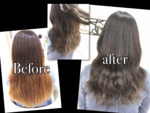 色持ちを良くしたいなら濃いめアッシュグレーがオススメ！！【みすずさん】の髪