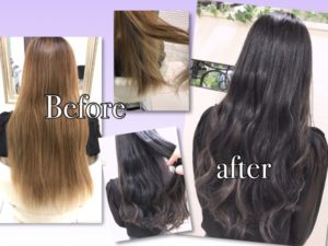 "バイオレットアッシュ"の最高峰！！これは染めたくなるカラー！！【はるかさん】の髪