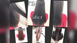 究極のアッシュグレーの外国人風カラー!ブリーチして赤味が強く出た方の方法。【れいなさん】の髪