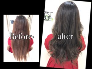 積み重ねることで絶対に綺麗になったと実感できるアッシュグレー！！【みきさん】の髪