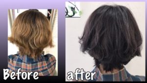 ブリーチ毛からの濃いめバイオレットアッシュが綺麗すぎた!【あやさん】の髪