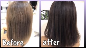 ブリーチ毛を活かした透明感のある濃いめのバイオレットアッシュが可愛すぎた！！【あやさん】の髪