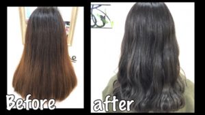 秋らしく濃いめなブルーアッシュグレーで濃厚な艶感【りさこさん】の髪